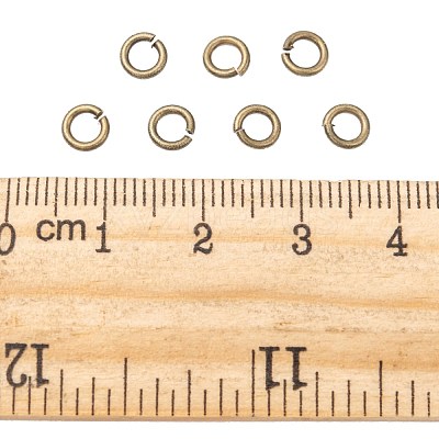 Brass Open Jump Rings JRC5MM-AB-1