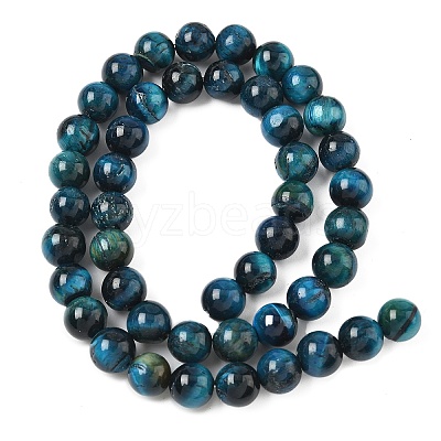 Grade B Natural Tiger Eye Beads Strands G-F591-18-8mm-02-01-1