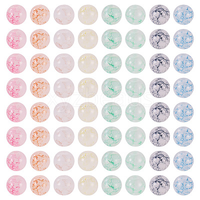 160Pcs 8 Colors Glass Imitation Gemstone Beads GLAA-TA0004-38-1