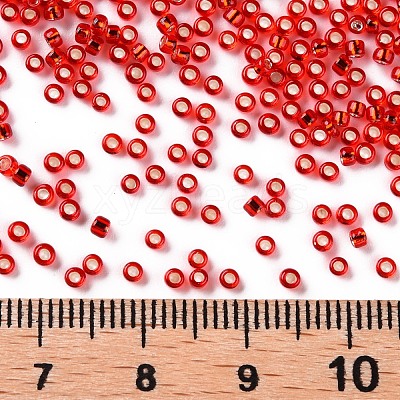11/0 Grade A Transparent Glass Seed Beads X-SEED-Q007-F37-1