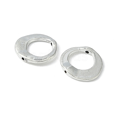 Tibetan Style Irregular Ring Bead Frames LF10246Y-1