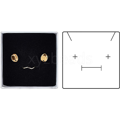Square Kraft Cardboard Jewelry Boxes AJEW-BC0005-80-1