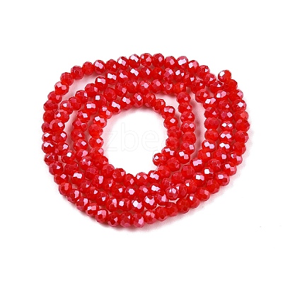 Electroplate Glass Beads Strands EGLA-A044-P2mm-A22-1
