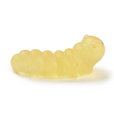 Luminous Resin Worm Ornament DJEW-R011-01C-06-1