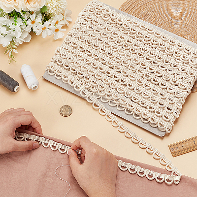 Cotton Lace Ribbon DIY-WH0632-84-1