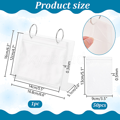 Vertical Acrylic Display Frame ABAG-WH0039-33B-1