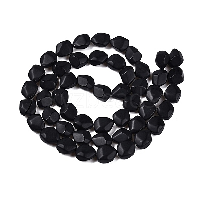 Frosted Glass Beads Strands GLAA-T023-30D-1