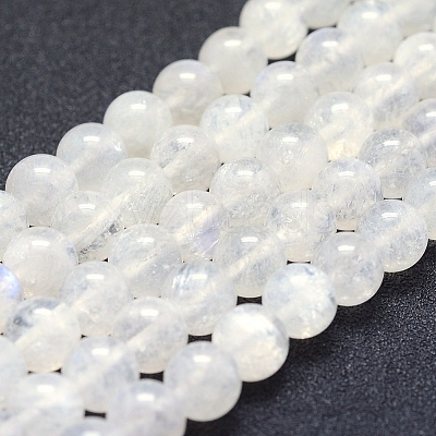 Natural Rainbow Moonstone Beads Strands G-P342-02A-8mm-AA-1