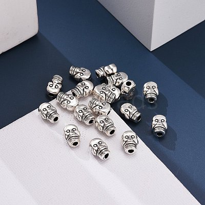 Tibetan Silver Beads AB321-NF-1