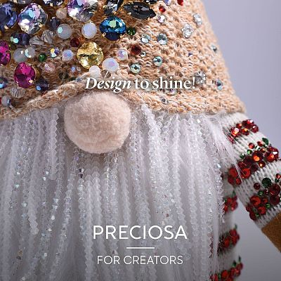 Preciosa® Crystal Hotfix Flatback Stones Y-PRC-HSS12-40010-1