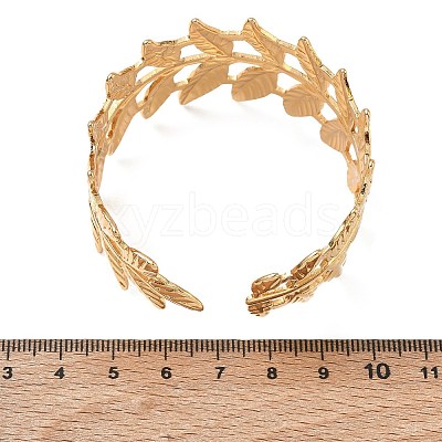 304 Stainless Steel Cuff Bangles SA-CBA46AF-34G-1