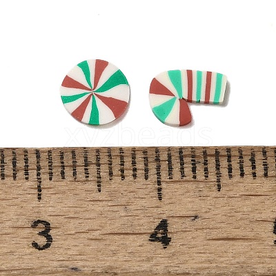 Christmas Theme Handmade Polymer Clay Sprinkles Mix CLAY-F005-03-1