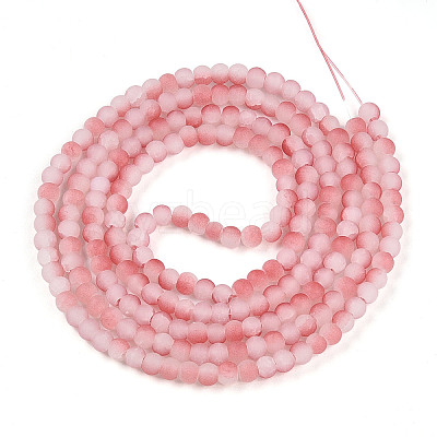 Crackle Glass Beads Strands GLAA-N009-4mm-03-1