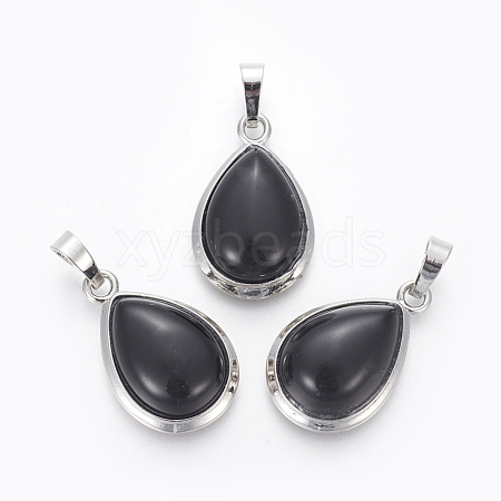 Natural Agate Pendants G-L512-C28-1