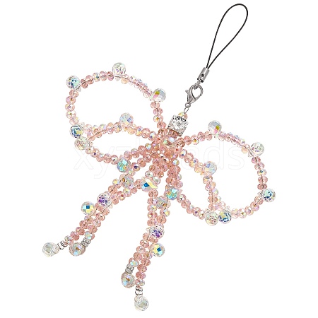 1Pc Glass Mobile Straps HJEW-SZ0001-59A-1