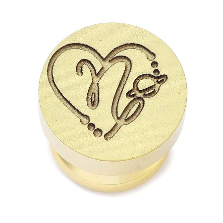 Constellation Golden Tone Wax Seal Brass Stamp Heads LS-STAM-P002-02G-05-1