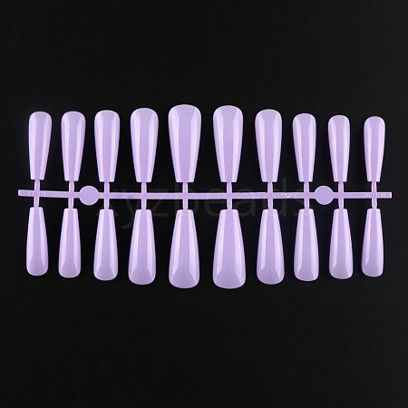 Solid Color Plastic Seamless Toe False Nail MRMJ-R106-TBL023-1