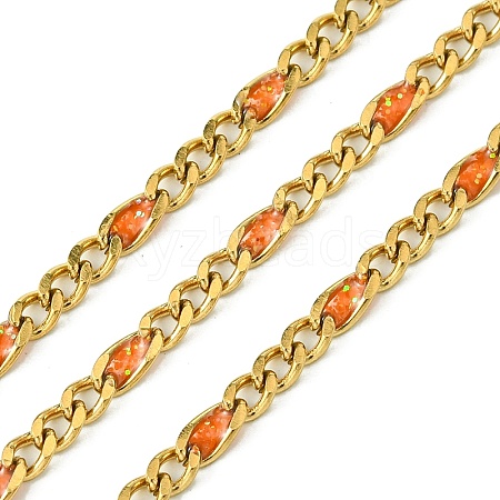 Ion Plating(IP) 304 Stainless Steel Enamel Chains CHS-Q005-06G-05-1