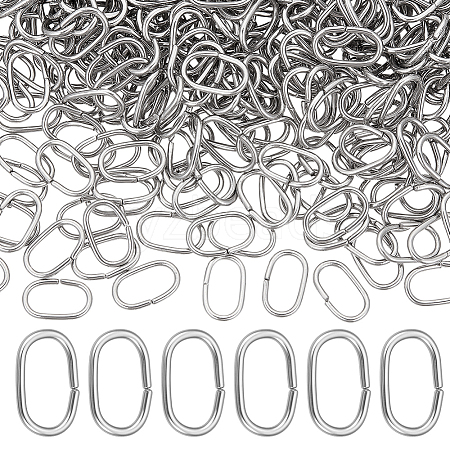 600Pcs 201 Stainless Steel Quick Link Connectors STAS-ME0002-34-1