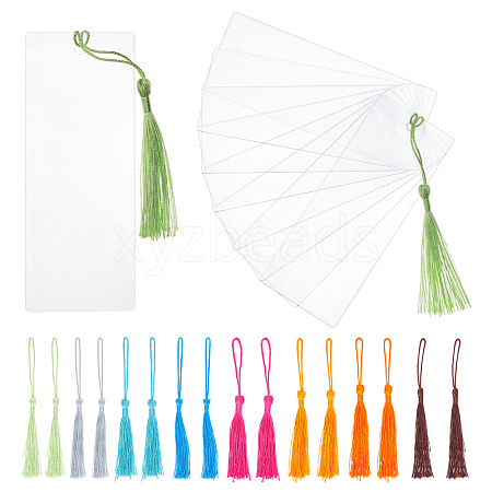 64Pcs 8 Colors Polyester Tassel Decorations OCOR-NB0001-44-1