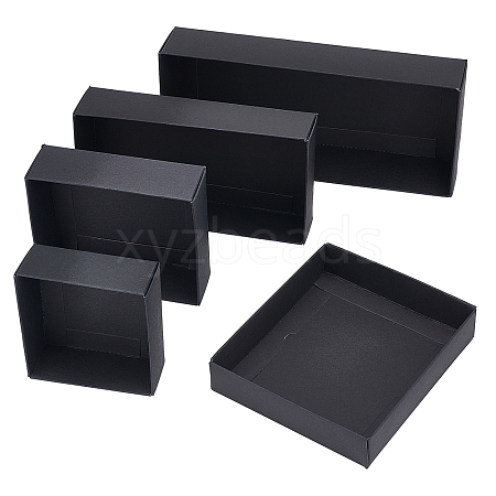 BENECREAT 10Pcs 5 Style Paper Boxes CON-BC0002-32C-1