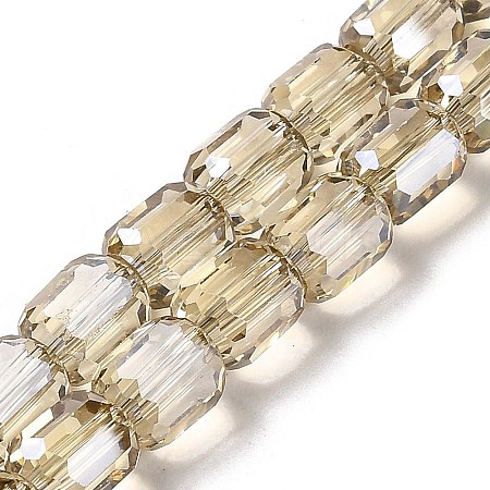 Electroplate Glass Beads Strands EGLA-D030-19I-1