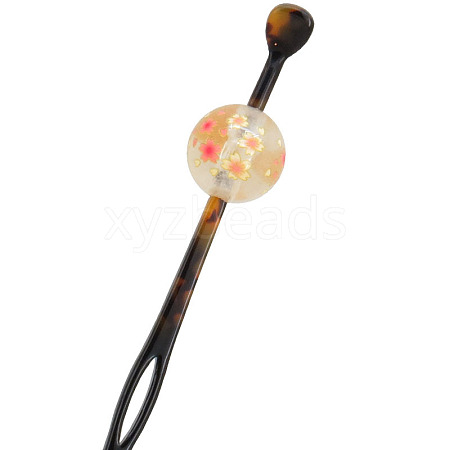 Flower Acrylic Hair Sticks PW-WG8582E-05-1