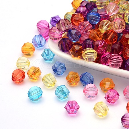 Transparent Acrylic Beads PL990Y-1