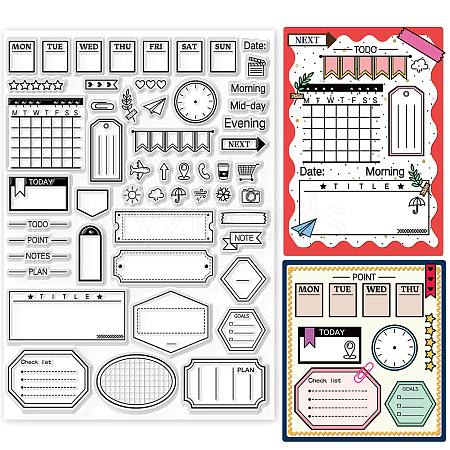 Custom PVC Plastic Stamps DIY-WH0296-0010-1