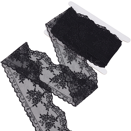 5Yards Polyester Fringe Lace Trim OCOR-CY0003-95A-1