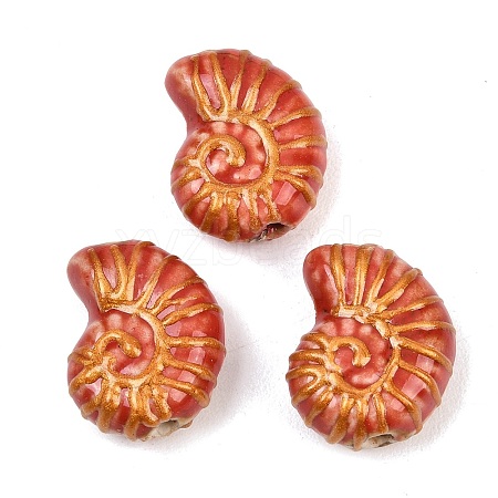 Handmade Porcelain Beads PORC-B008-02F-1