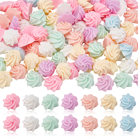 120Pcs Resin Cabochons MRMJ-GA0001-30-1