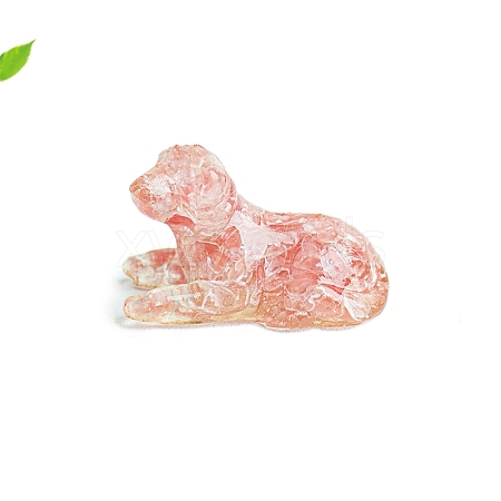 Resin Dog Display Decoration PW-WGF94F5-20-1