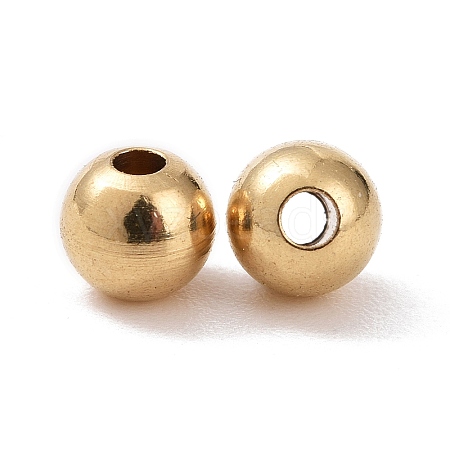 Brass Beads KK-P095-37-6mm-1