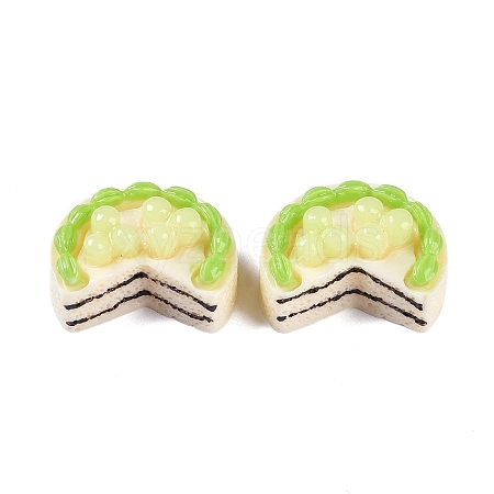 Opaque Resin Imitation Food Decoden Cabochons CRES-I032-02C-1