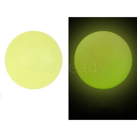 Round Luminous Silicone Beads LUMI-PW0004-009B-03-1