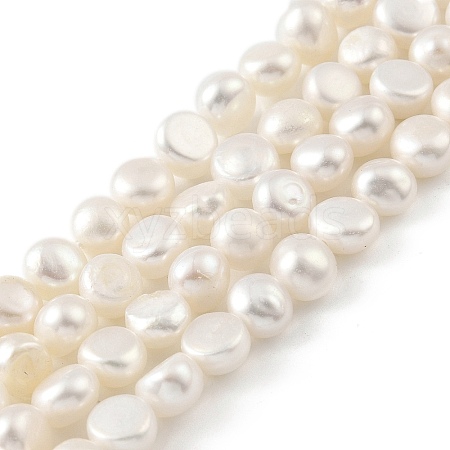 Natural Cultured Freshwater Pearl Beads Strands PEAR-A006-07F-1