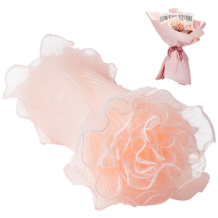 Organza Gauze Pleated Lace Trim OCOR-WH0092-23A-1