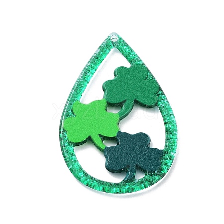 Saint Patrick's Day Theme Acrylic Pendants MACR-C028-01C-1