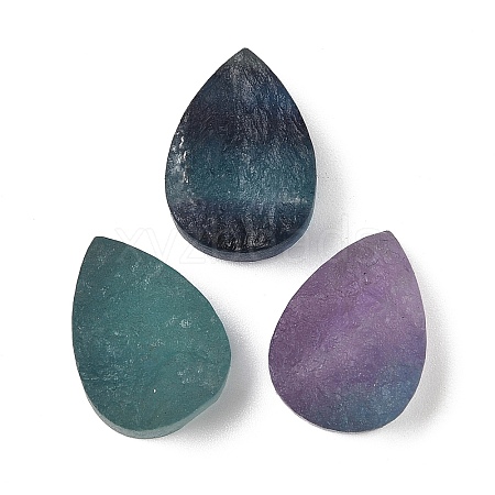 Natural Fluorite Cabochons G-K338-40A-04-1