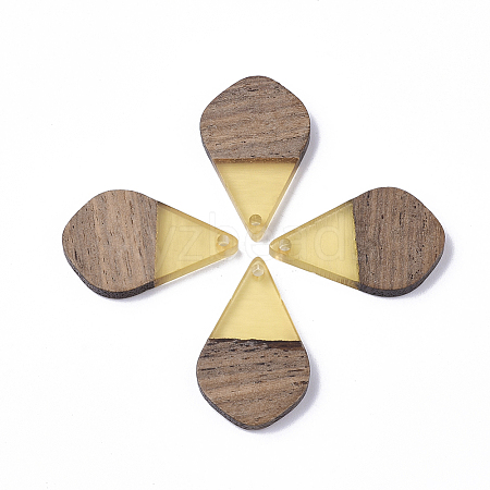 Resin & Wood Pendants X-RESI-S358-23D-1