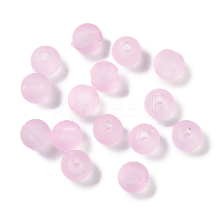 Imitation Jelly Transparent Acrylic Beads FACR-U001-01I-1