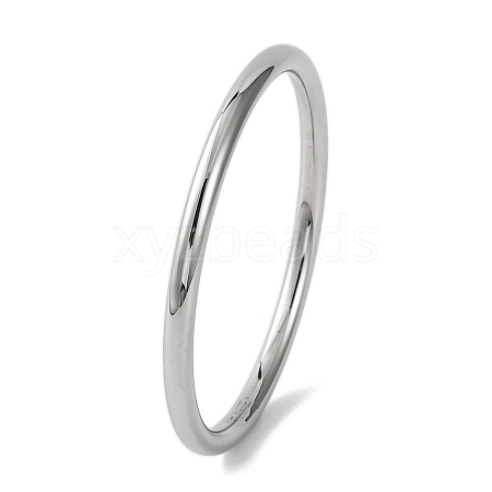 Plain 304 Stainless Steel Bangles for Women BJEW-B104-32B-P-1