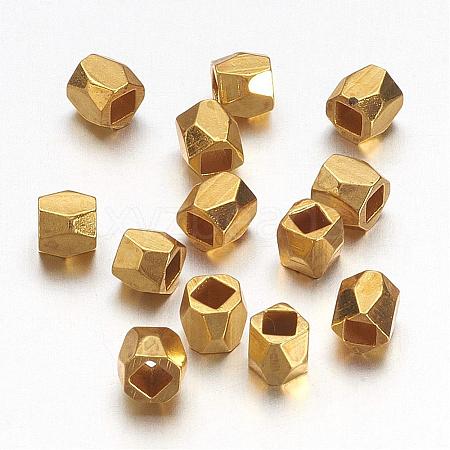 Brass Spacer Beads PALLOY-C077-G-1