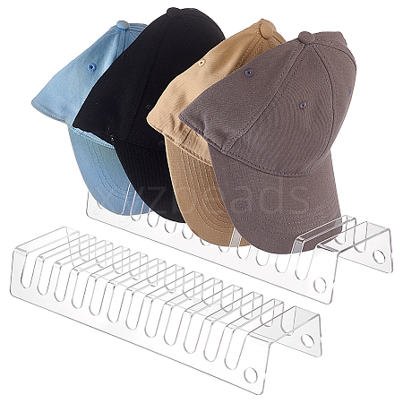 Transparent Acrylic Hat Storage Rack ODIS-WH0061-31A-1