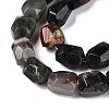 Natural African Bloodstone Beads Strands G-N342-147-3