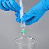 100Pcs 2 Colors Plastic Disposable Microporous Needle Syringe Filter AJEW-OC0002-54-3