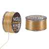 Nylon Beading Thread NWIR-WH0005-10T-1