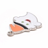 Alloy Enamel Pendants ENAM-M055-11P-3