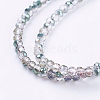 Electroplate Glass Faceted Rondelle Beads Strands LS-EGLA-D020-3x2mm-15-3
